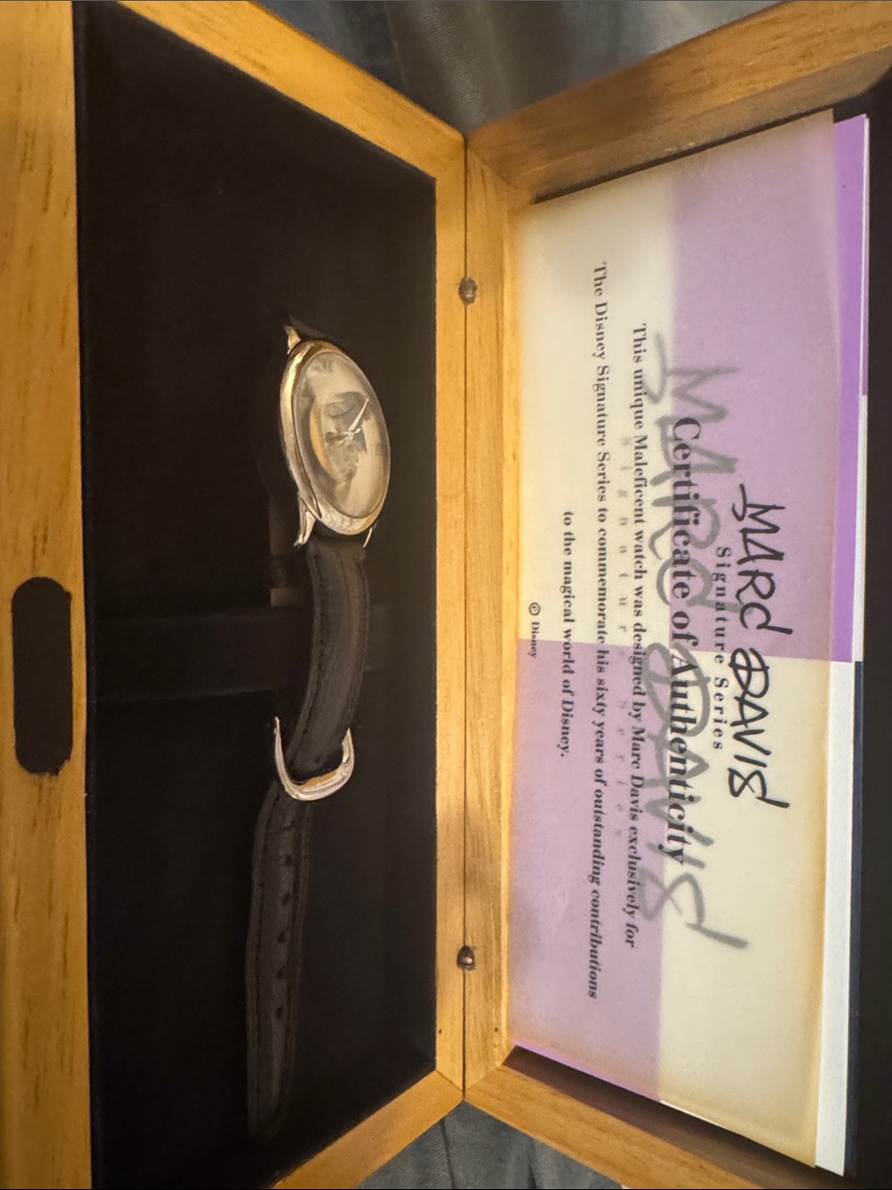 Classic Disney Maleficent Marc Davis  Watch Limited Edition #2735/5000